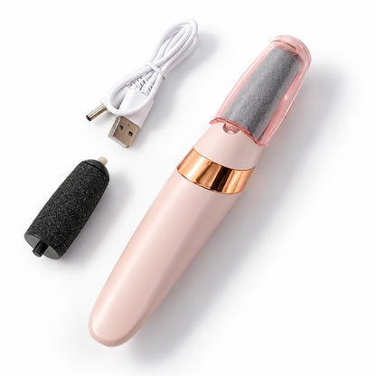 Dyliss CloudStep rosa com o cabo de carregamento USB e o rolo sobresselente incluídos