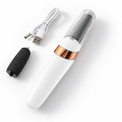 Dyliss CloudStep branco com o cabo de carregamento USB e o rolo sobresselente incluídos